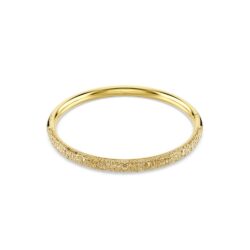 Swarovski - Str: M - Sublima bangle, Snow pavé, Gold tone, 18K gold finish