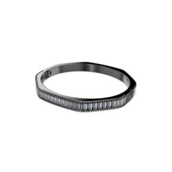 Swarovski - Str: S - Matrix bangle, Baguette cut, Octagon shape, Gray, Ruthenium plated - Bilde 2