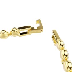 Swarovski - Str: M - Una Angelic bracelet, Round cut, White, 18K gold finish - Bilde 5