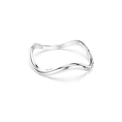Swarovski - Sublima bangle, Round cut, White, Rhodium plated - Bilde 2