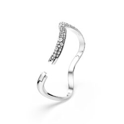 Swarovski - Sublima bangle, Round cut, White, Rhodium plated - Bilde 3