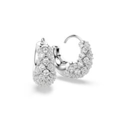 Swarovski - Sublima earrings, White, Rhodium plated - Bilde 4