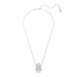 Swarovski - Sublima pendant, Round cut, White, Rhodium plated - Bilde 4