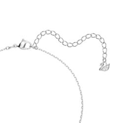 Swarovski - Swan necklace, Dancing swan, White, Rhodium plated - Bilde 4