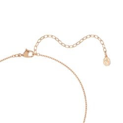 Swarovski - Swan pendant, Mixed cuts, Swan, Gray, 18K rose gold finish - Bilde 3
