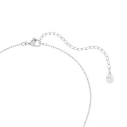 Swarovski - Symbolica pendant, Crystal pearl, Round cut, Pavé, Horse shoe, White, Rhodium plated - Bilde 3
