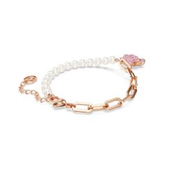 Swarovski - Teddy bracelet, Bear, Pink, Rose gold-tone plated - Bilde 2