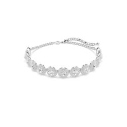 Swarovski - Una Angelic choker, White, Rhodium plated