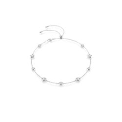 Swarovski - Una Angelic necklace, Round cut, Double sided motifs, White, Rhodium plated - Bilde 2
