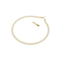 Swarovski - Una Angelic necklace, Round cut, Small, White, Gold-tone plated - Bilde 2