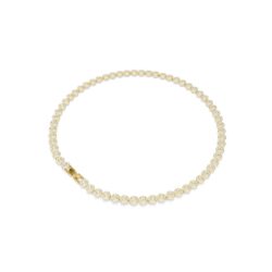 Swarovski - Una Angelic necklace, Round cut, Small, White, Gold-tone plated - Bilde 5