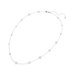 Swarovski - Una Angelic strandage, Round cut, White, Rhodium plated - Bilde 3
