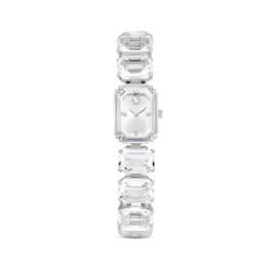 Swarovski - Watch, Octagon cut bracelet, White, Stainless steel