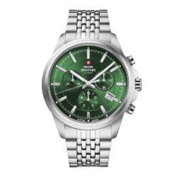 Swiss Military Sølvfarget/Grønn - 40mm