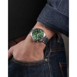 Swiss Military Sølvfarget/Grønn - 40mm - Bilde 2