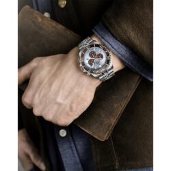 Swiss Military Sølvfarget/Lys blå - 43mm - Bilde 2