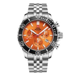 Swiss Military Sølvfarget/Oransje - 43mm
