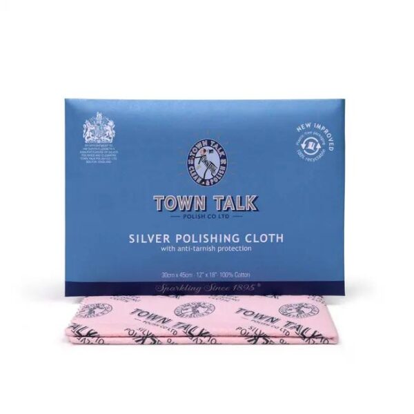 Town Talk - Pusseklut sølv 12,5x17,5cm
