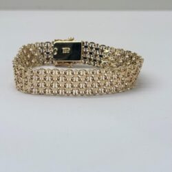 VINTAGE - Armlenke i Gultgull i 14K (585) Lengde: 19,5cm