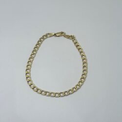 VINTAGE - Armlenke i Gultgull i 14K (585) panser Lengde: 21,5cm