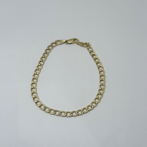 VINTAGE - Armlenke i Gultgull i 14K (585) panser Lengde: 21,5cm
