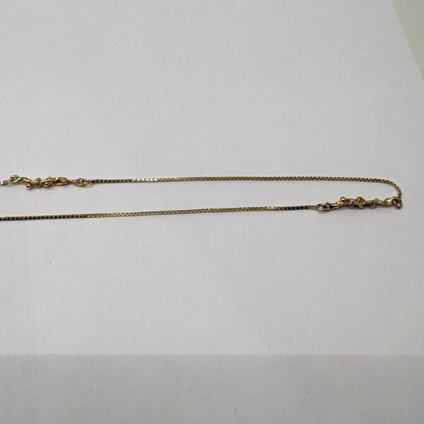 VINTAGE - Kjede i Gultgull i 14K (585) Finsk design Lengde: 74cm