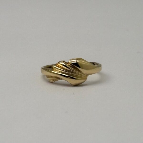 VINTAGE - Ring i Gultgull i 14K (585) Str: 50