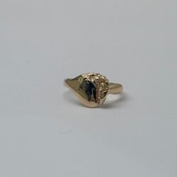 VINTAGE - Ring i Gultgull i 14K (585) banket/glatt Str: 49