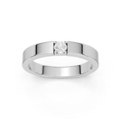 hvitt gull 1X0,05 ct TWSI - Bilde 2
